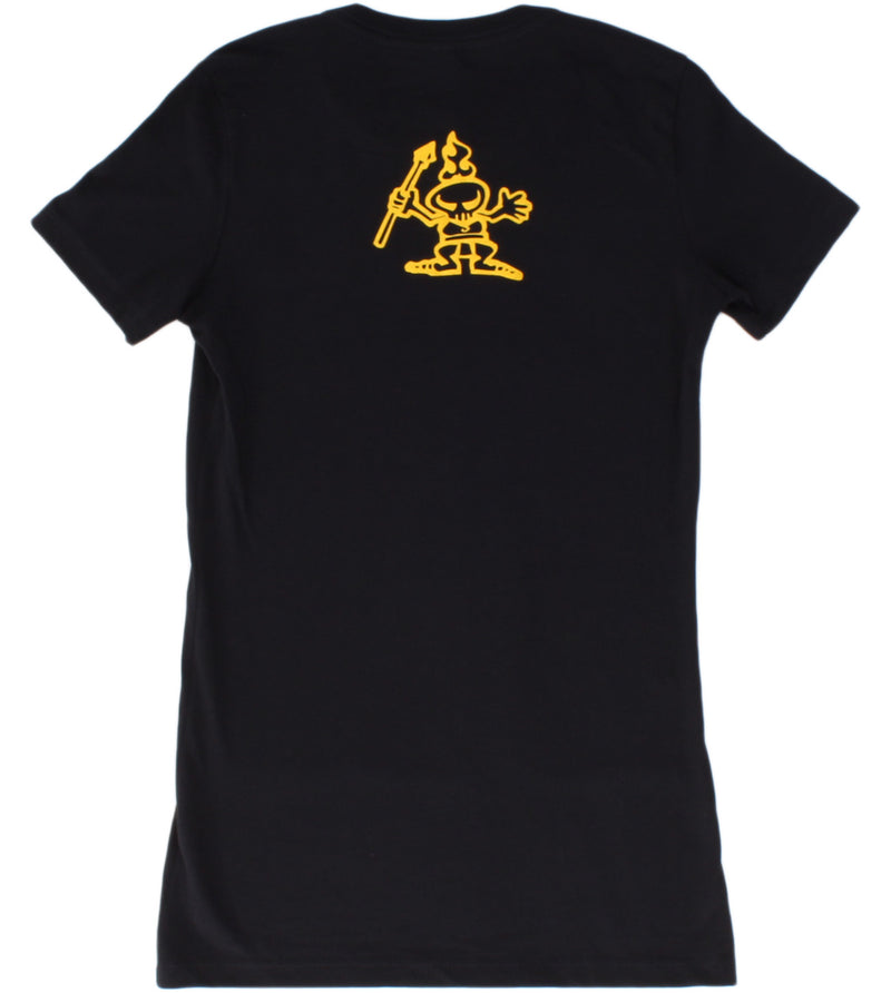 Trace Womens Short Sleeve Shirt - Black