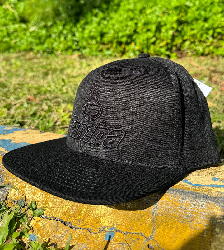 Spirit 3D Snapback Hat - Black/Black