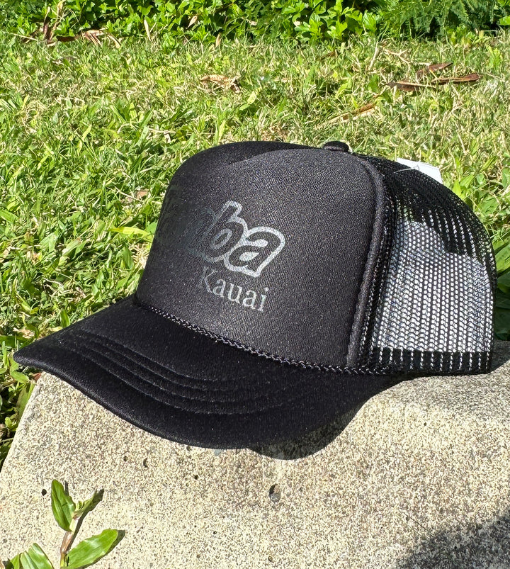 Surf Co Trucker Youth Hat - Black Black