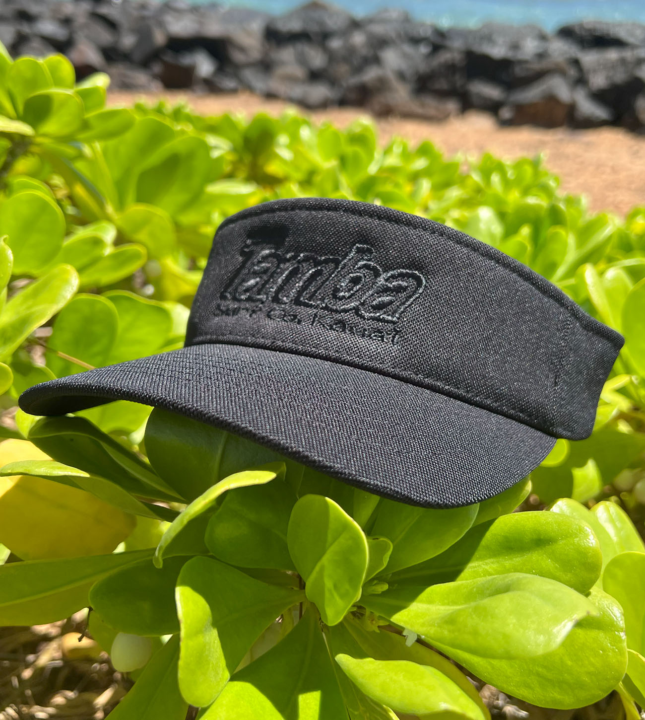 Surf Co Kauaʻi Visor - Black/Black