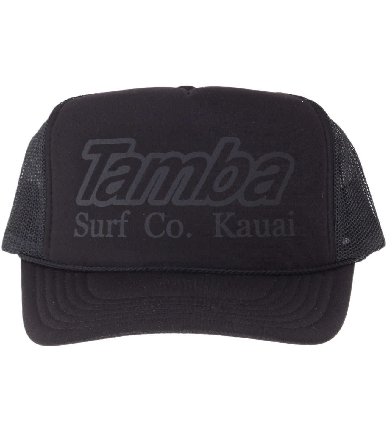 Surf Co Trucker Hat - Black/Black – Tamba Surf Company