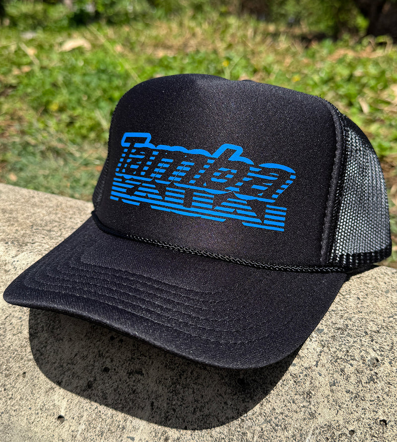 Tamba Rising Trucker Hat - Black/Blue