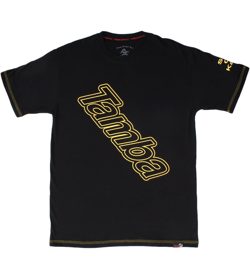 Keyline Slope Baggy Short Sleeve Shirt - Black