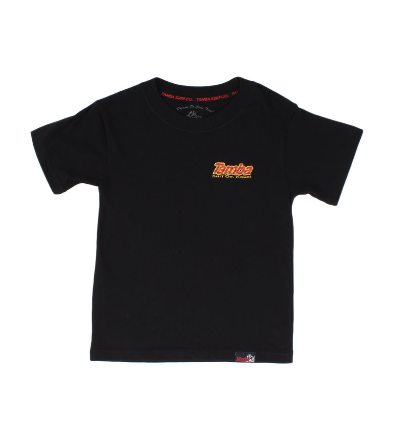 Wavelength Short Sleeve Shirt BOYS - Black