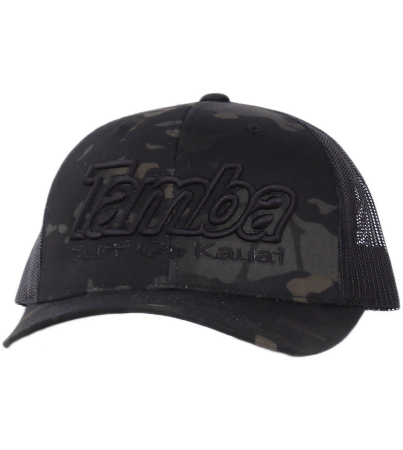 Multicam Camo Surf Co 3D Mesh Snapback Curvebill - Midnight