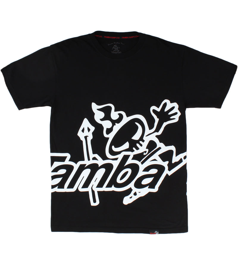 Tumbler Short Sleeve Shirt - Black/White