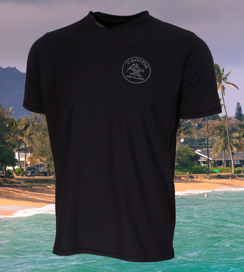 Stamp UV Short Sleeve Shirt - Black