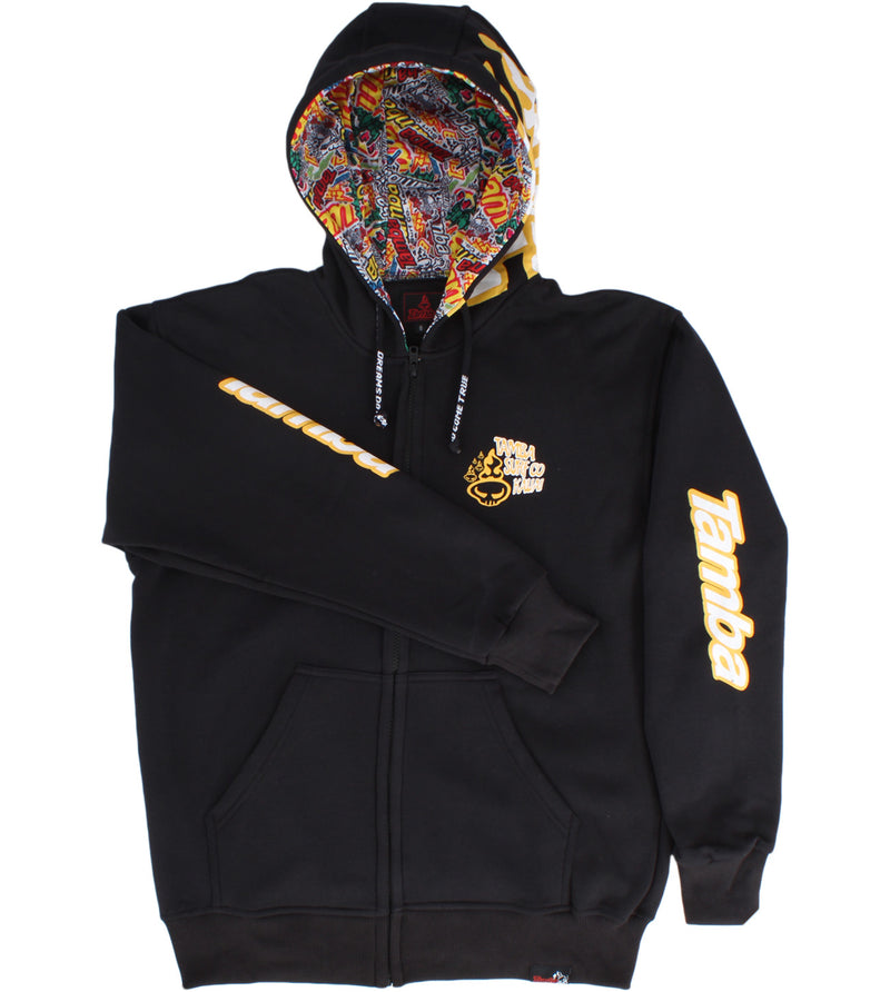 High Spirits Zip-Up Hoodie - Black