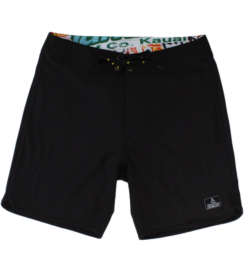 Iconic Board Shorts - Black 20" Outseam