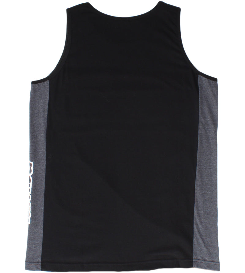 Retro Reflex Tank Top Shirt - Black/Grey/Red