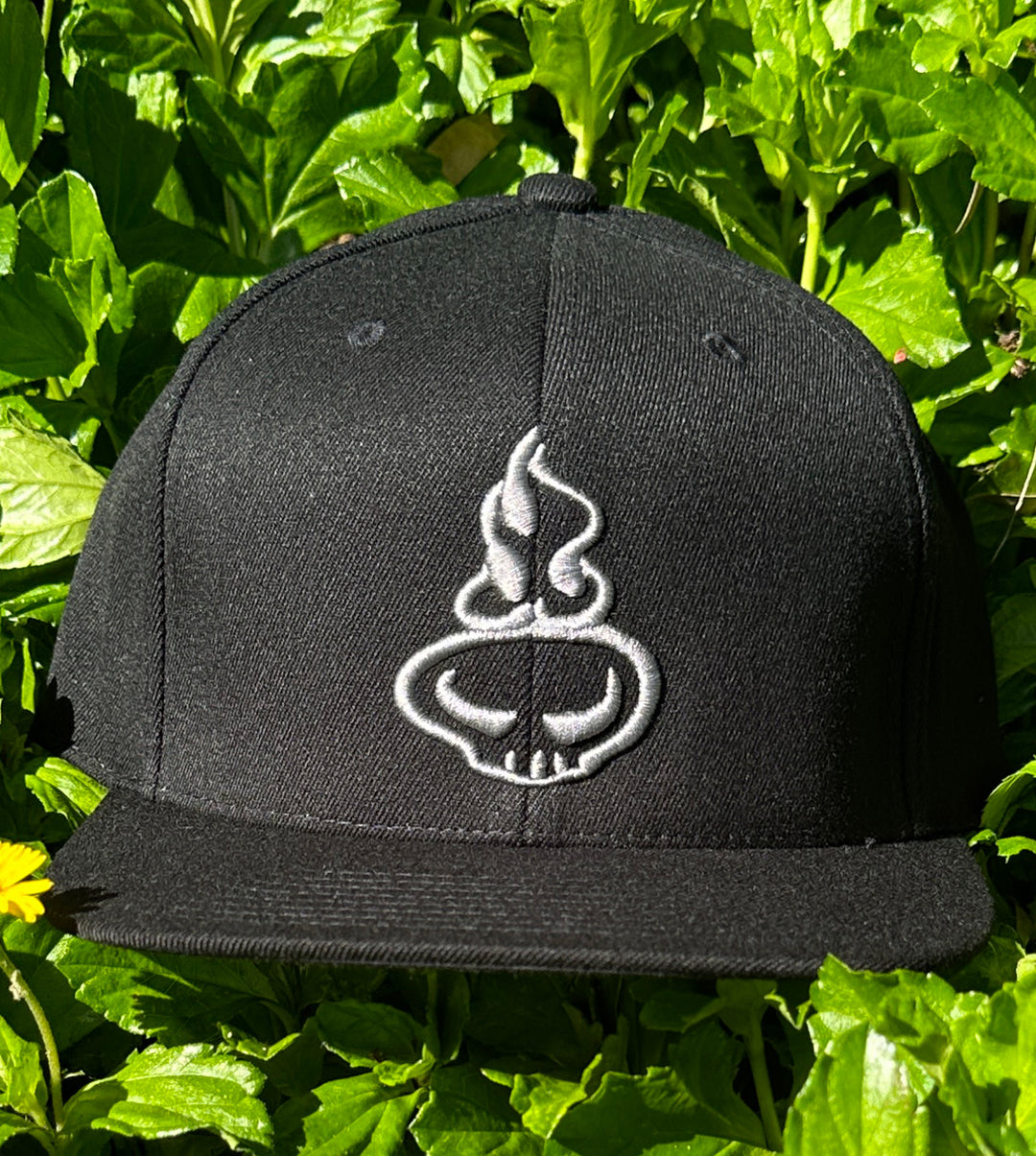 Resolve 3D Snapback Hat - Black/Gunmetal