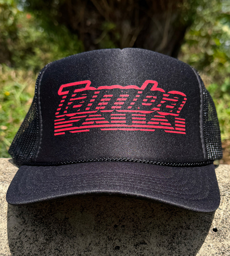 Tamba Rising Trucker Hat - Black/Red
