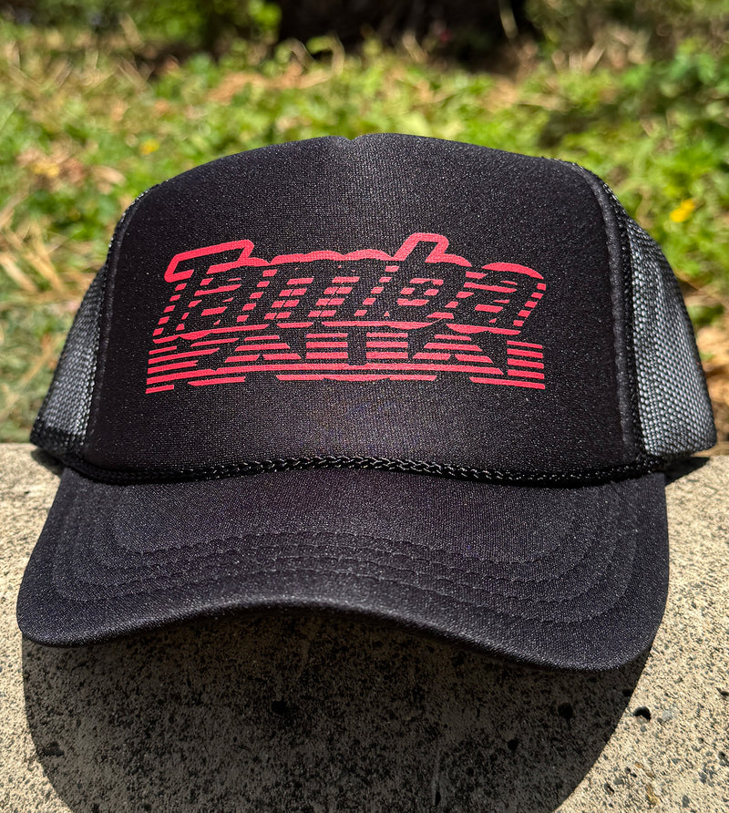 Tamba Rising YOUTH Trucker - Black/Red