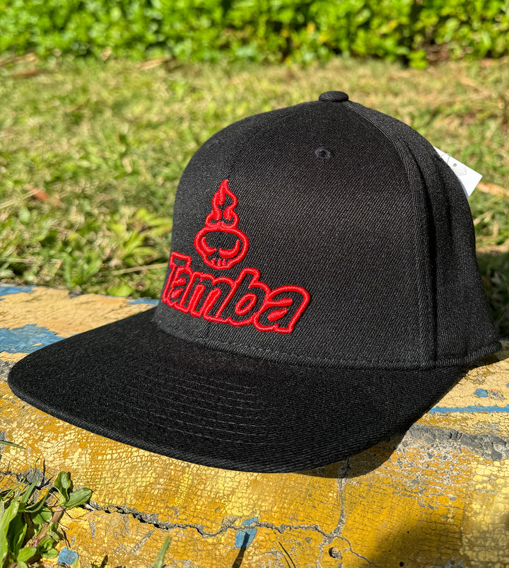 Spirit 3D Snapback Hat - Black/Red