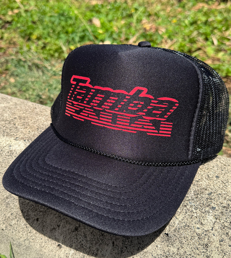 Tamba Rising Trucker Hat - Black/Red