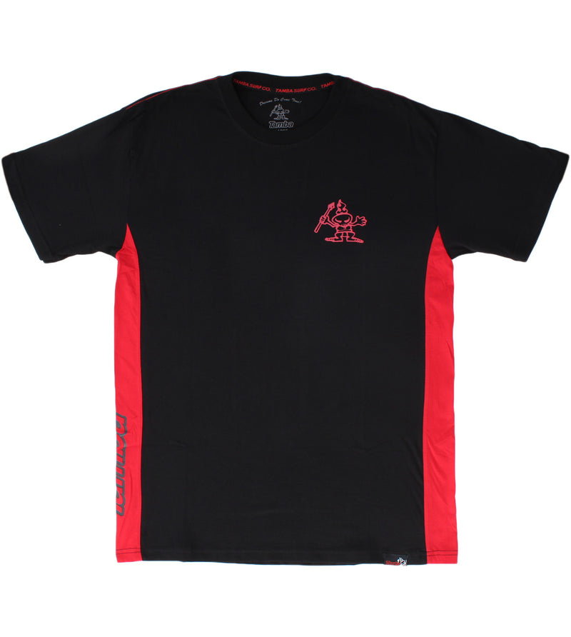 Reflex Custom Short Sleeve Shirt - Black/Red
