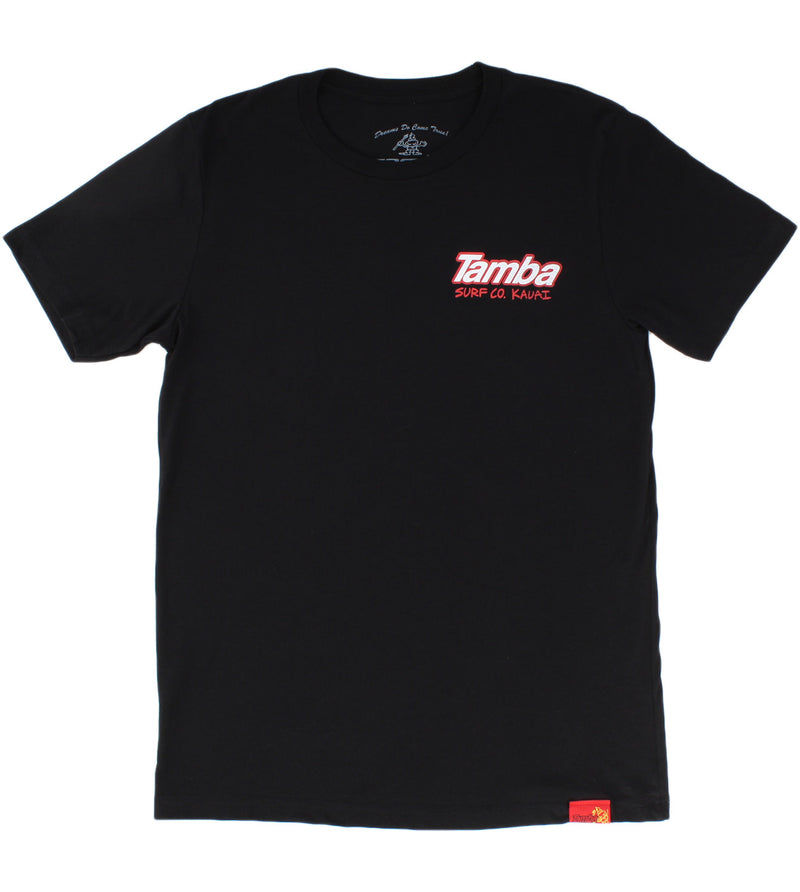 Kaua'i Homegrown Soft Short Sleeve Shirt - Black