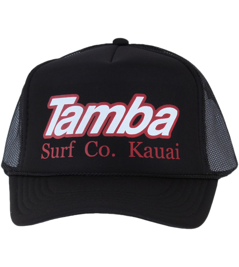 Surf Co Trucker Hat - Black/Red/White
