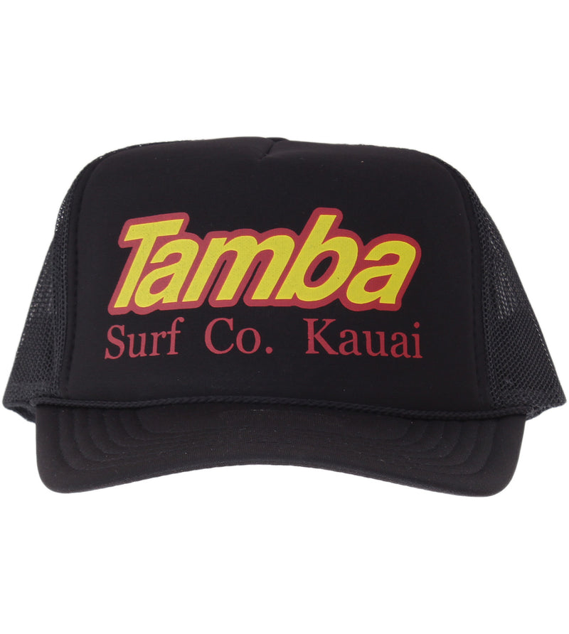 Surf Co Trucker Hat - Black/Red/Yellow