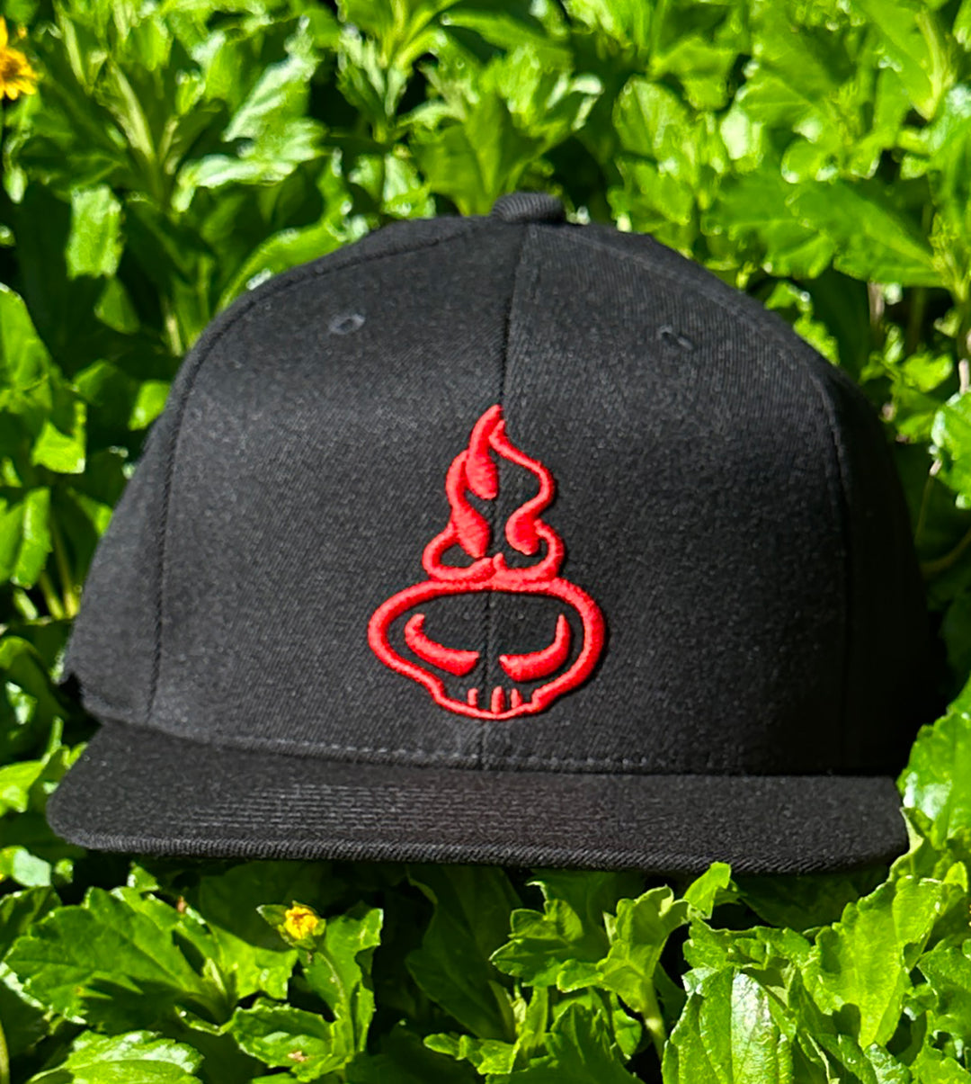 Resolve 3D Snapback Hat - Black/Red