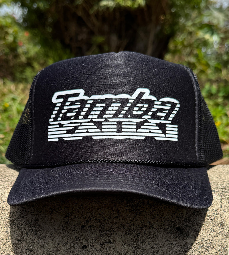 Tamba Rising Trucker Hat - Black/White