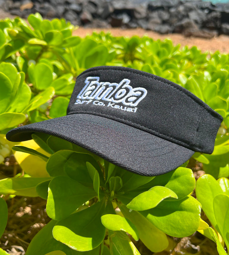 Surf Co Kauaʻi Visor - Black/White