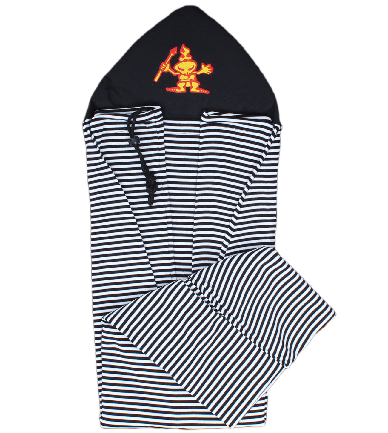 Tamba Board Sock FISH - 7'0" Black/White