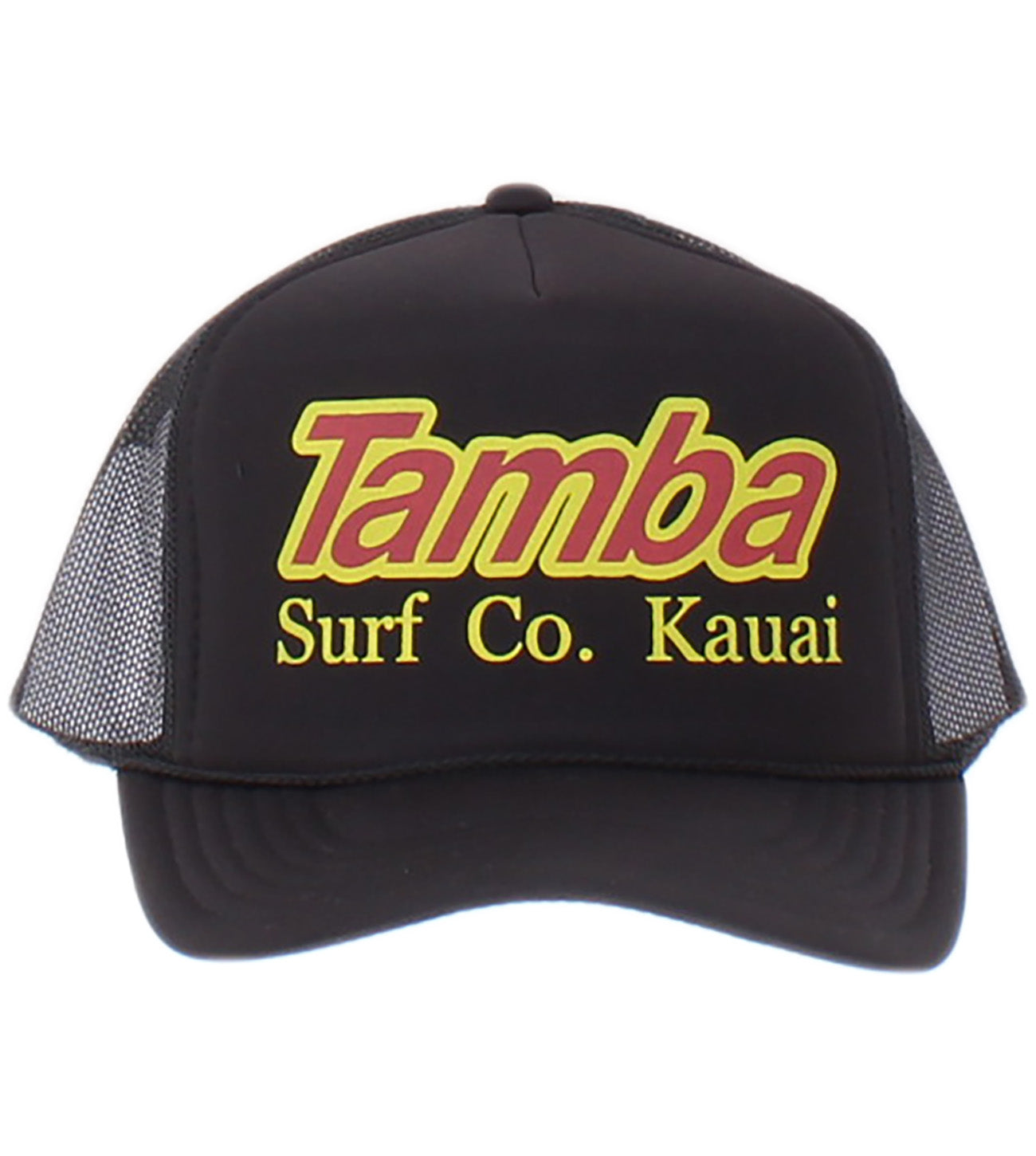 Surf Co Trucker Hat - Black/Yellow/Red
