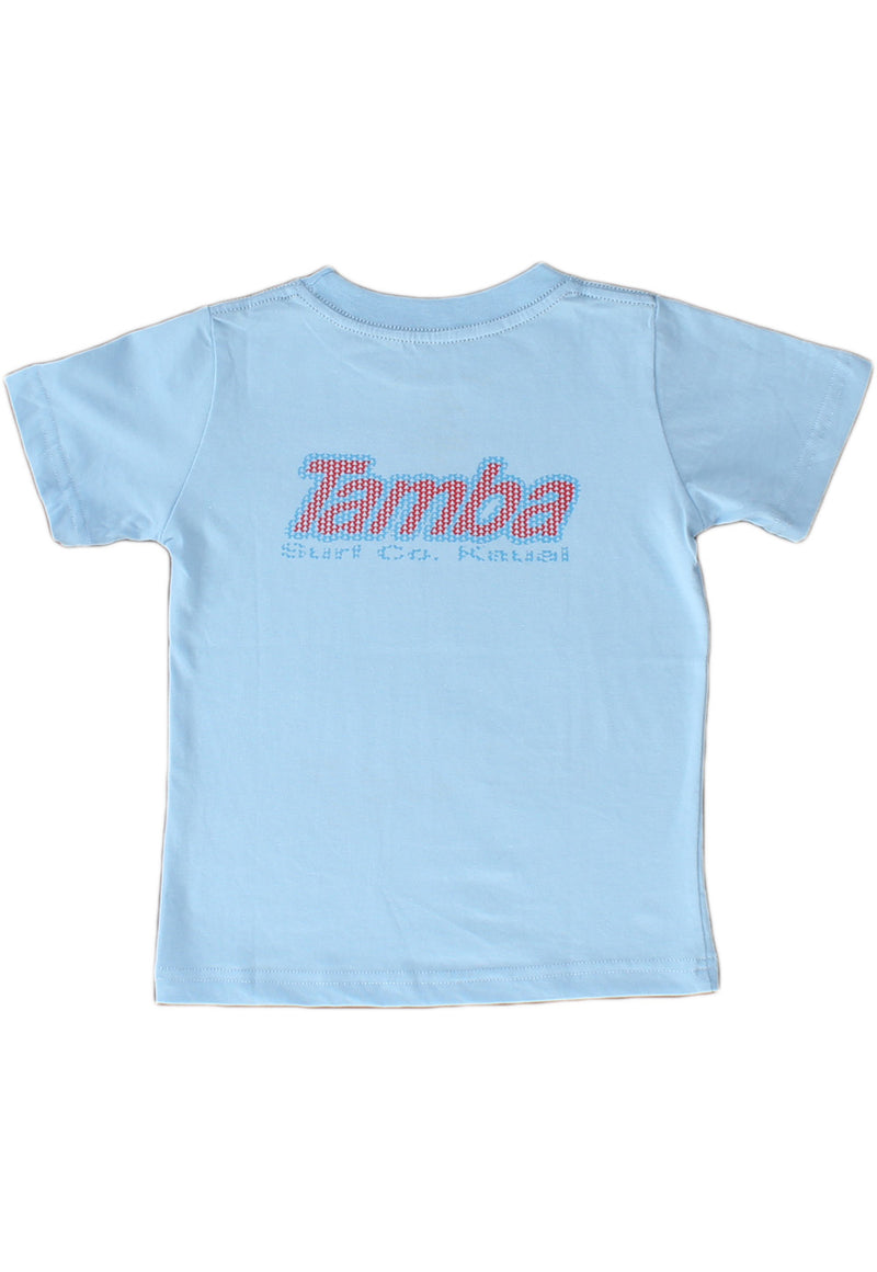 Tri TODDLER Short Sleeve Shirt - Blue Bell
