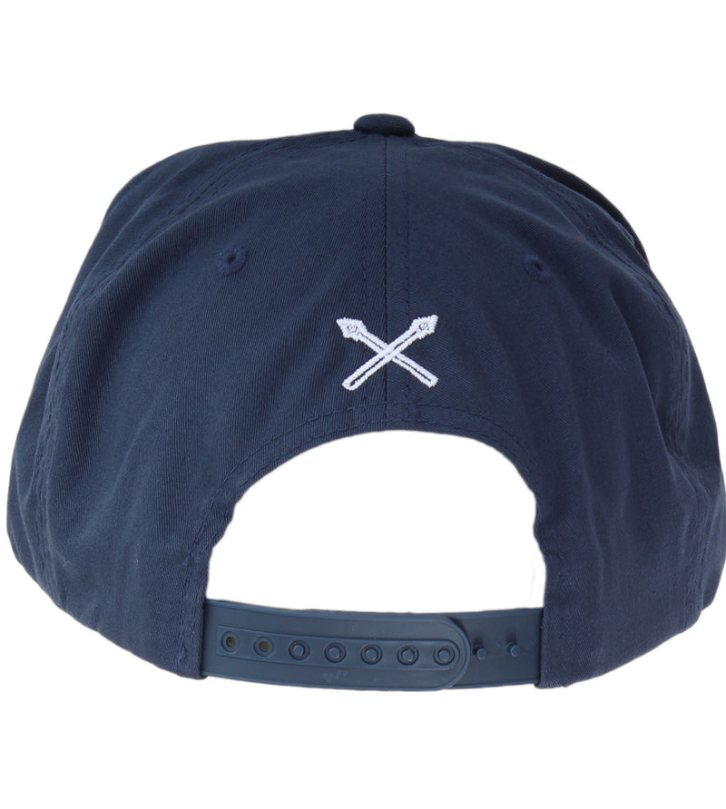 Classic Surf Co 3D Poplin Golf Snapback Hat- Navy