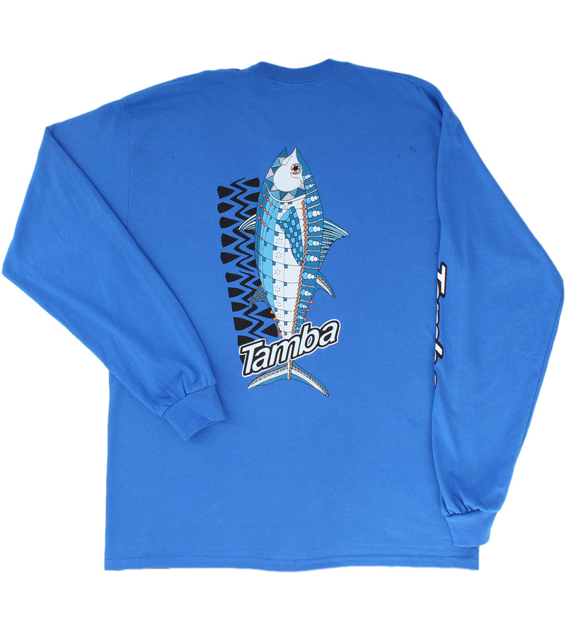 Ahi Magic Long Sleeve Shirt - Royal