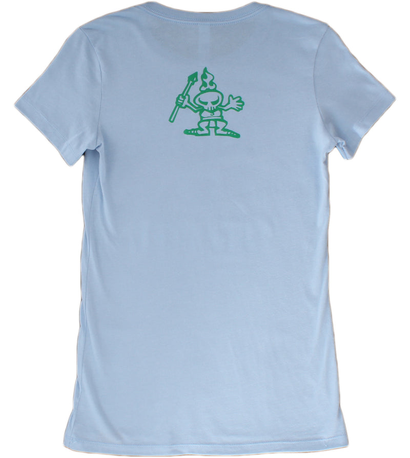 Surf Dept Women's Short Sleeve Shirt - Baby Blue