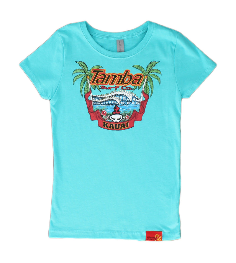 Breakers GIRLS Short Sleeve Shirt - Tahiti Blue