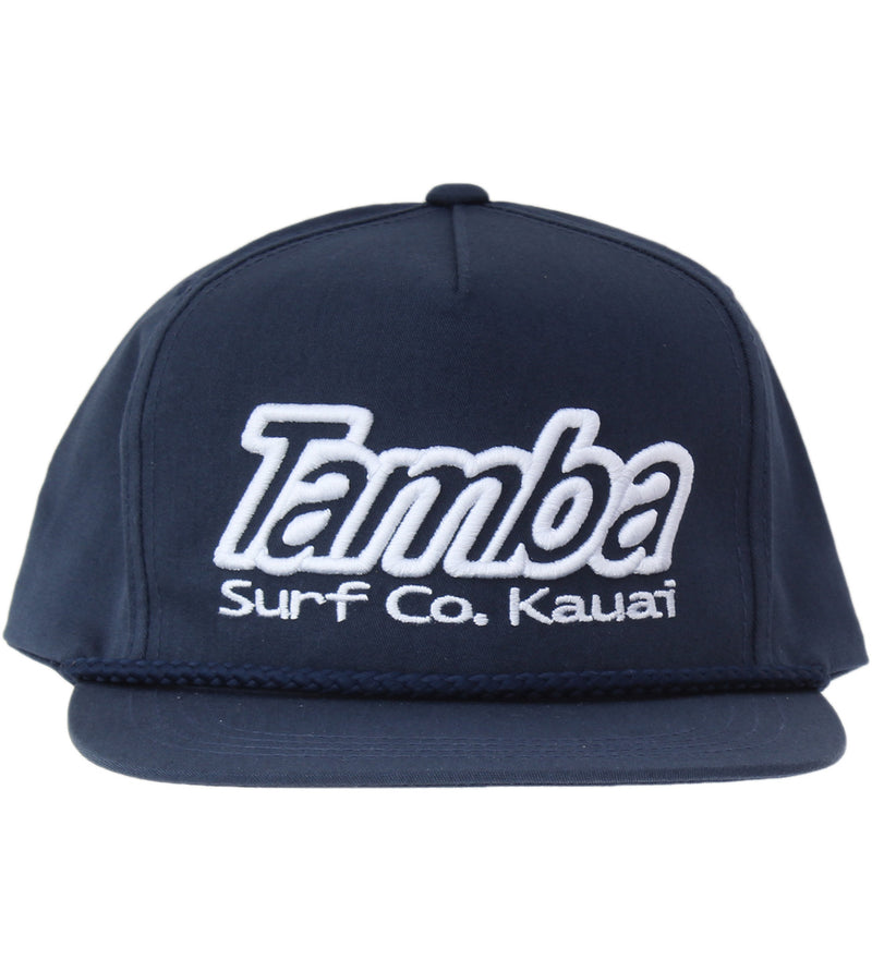 Classic Surf Co 3D Poplin Golf Snapback Hat- Navy