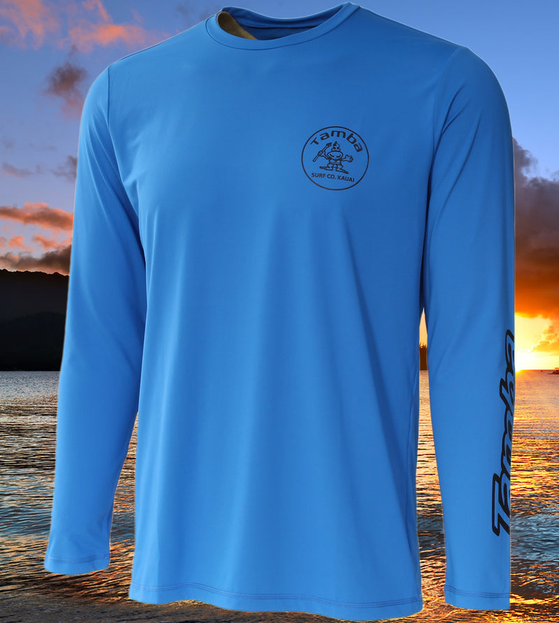 Stamp UV Long Sleeve Shirt - Blue