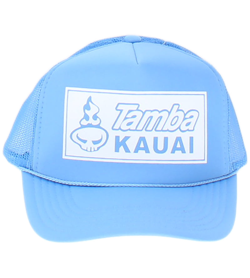 Patches Trucker Hat - Blue/White