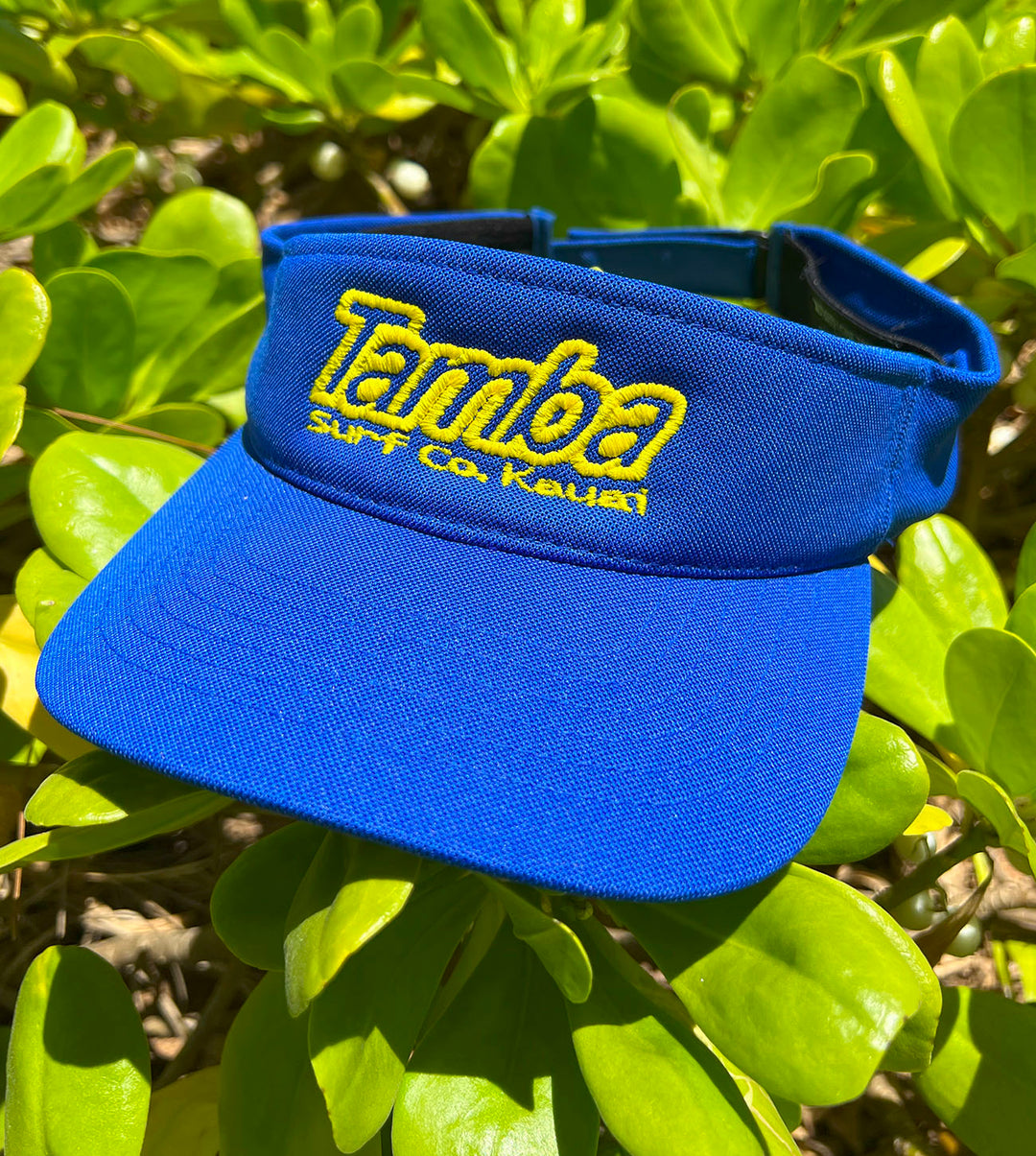 Surf Co Kauaʻi Visor - Royal/Yellow