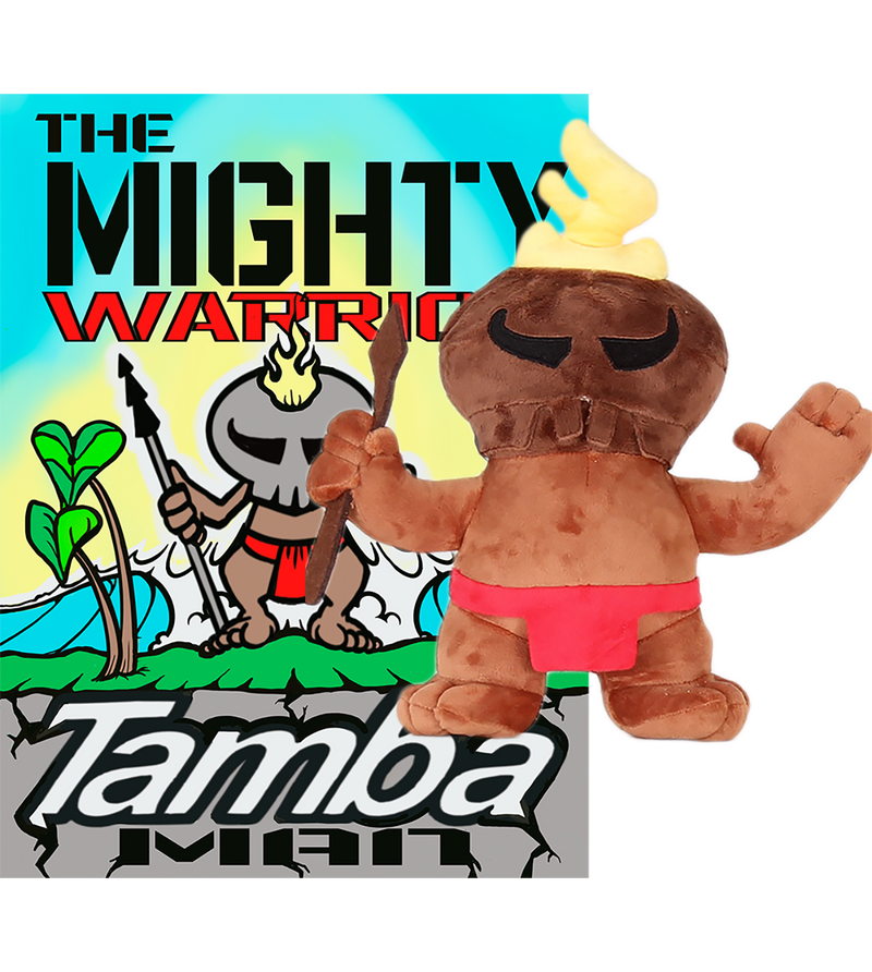 Tamba The Mighty Warrior Book And Plush Toy Gift Bag Bundle