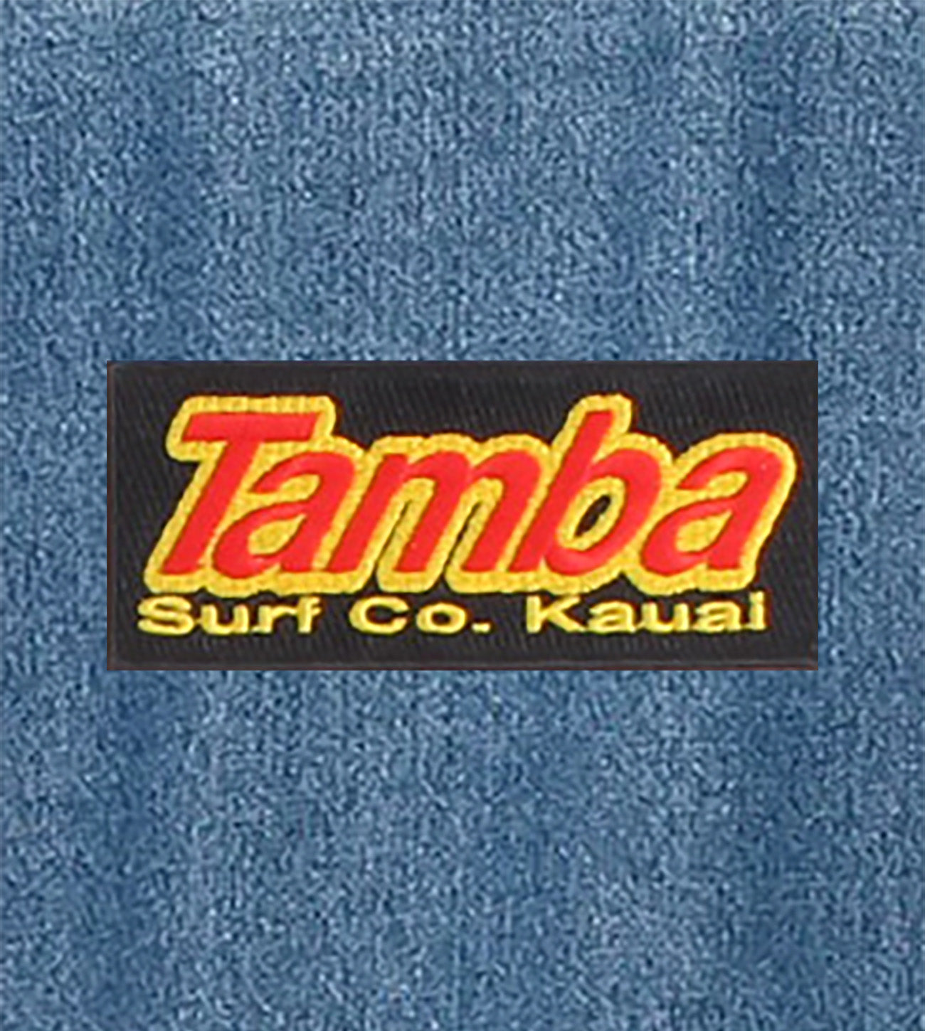 Classic Surf Co Kaua'i Iron-On Patch - Black/Yellow/Red