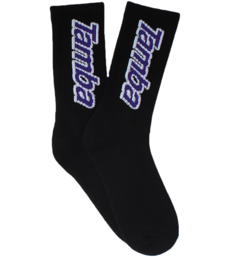 Classic Vert Socks - Black/White/Purple