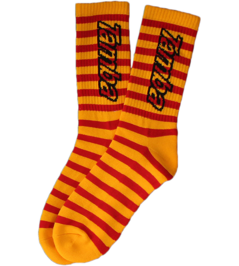 Classic Vert Socks - Red/Yellow Stripe