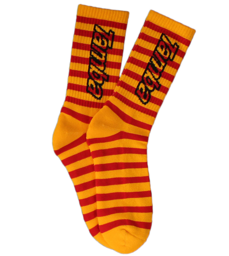 Classic Vert Socks - Red/Yellow Stripe