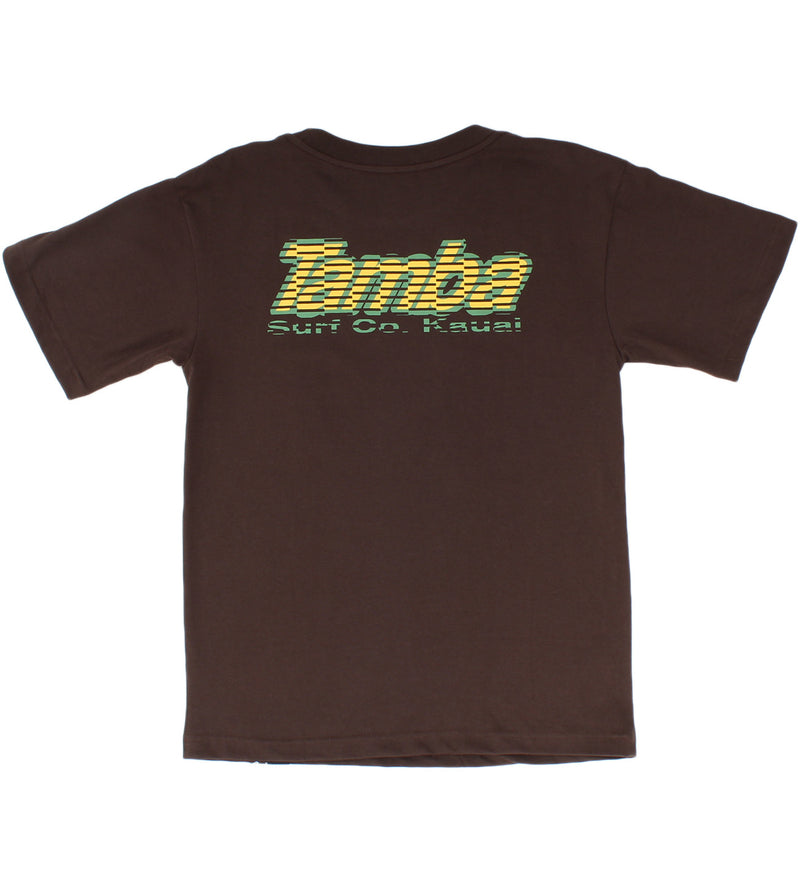 Wavelength Short Sleeve Shirt BOYS - Coffee