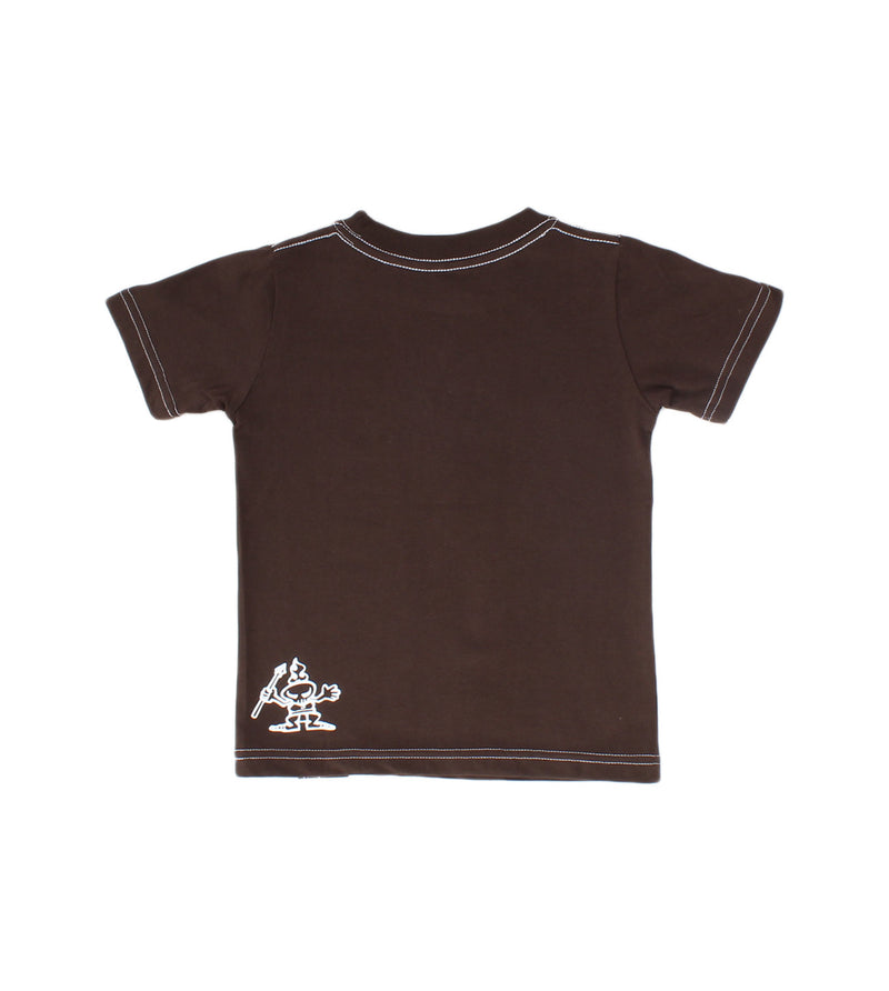 Bottom Line TODDLER Short Sleeve Shirt - Coffee