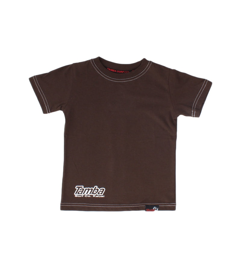 Bottom Line TODDLER Short Sleeve Shirt - Coffee