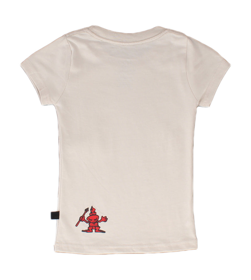 Bottom Line GIRLS Short Sleeve Shirt - Cream