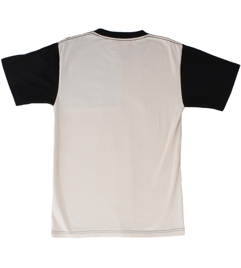 Pledge Short Sleeve Shirt - Cream/Black