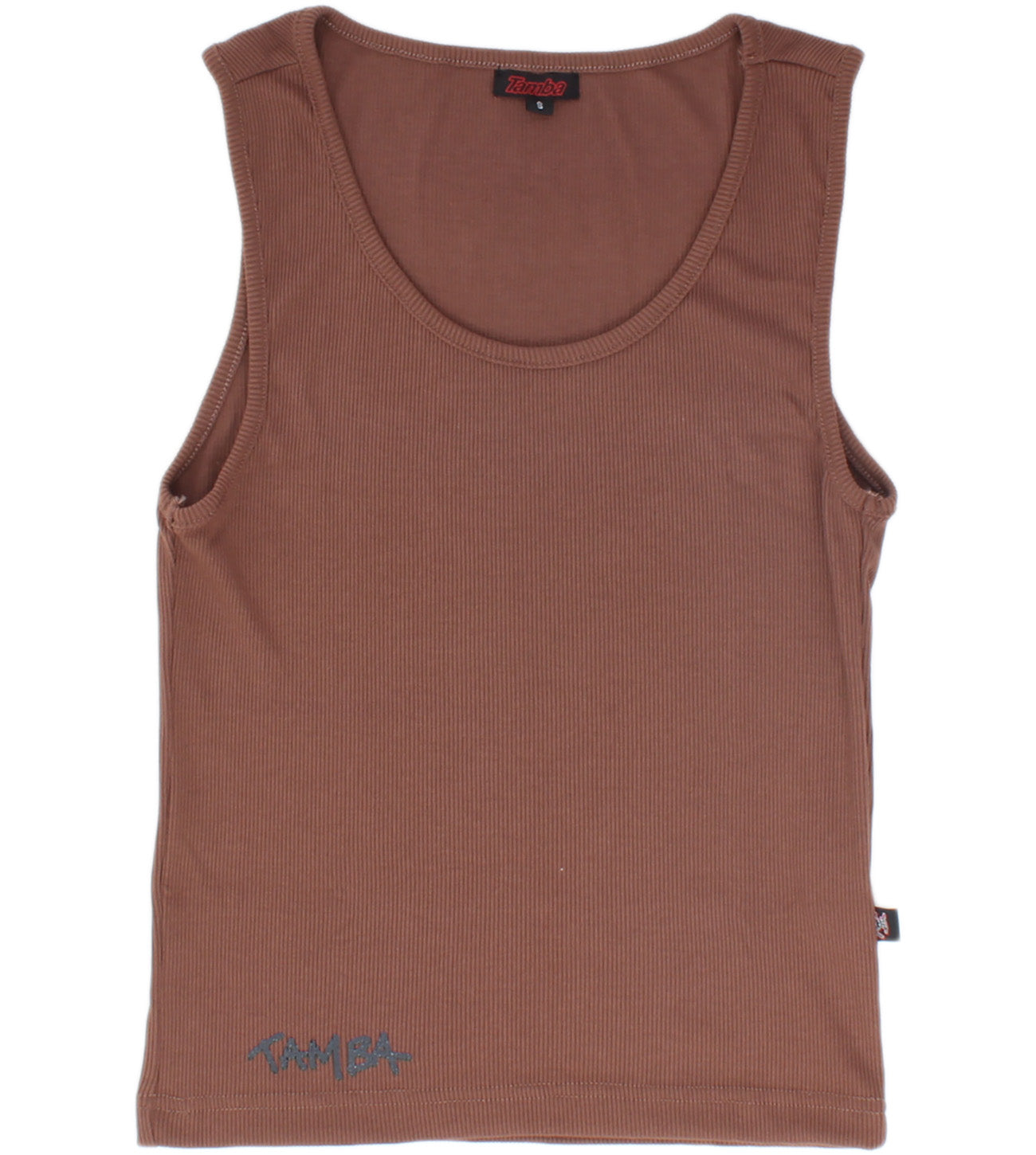 Stuzzy Warrior Womens Ribbed Tank Top Shirt - Espresso