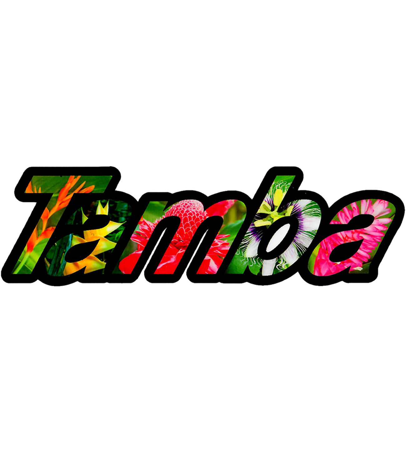 #48 Classic Tamba Flora Sticker 9 x 3