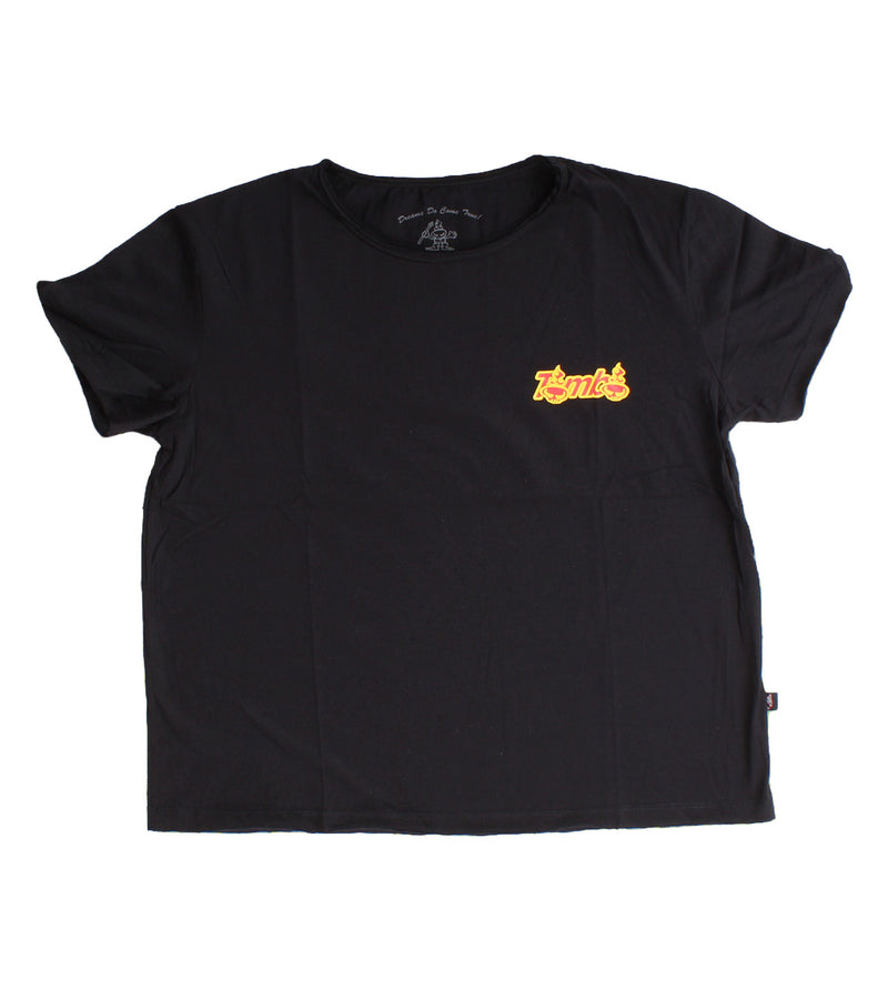 Classic A-List Womens Short Sleeve Shirt - Black